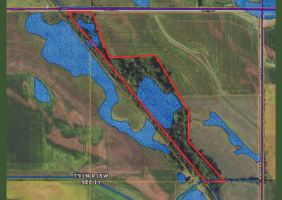 26 Acres of Hunting Land for Sale in Butler County, Iowa