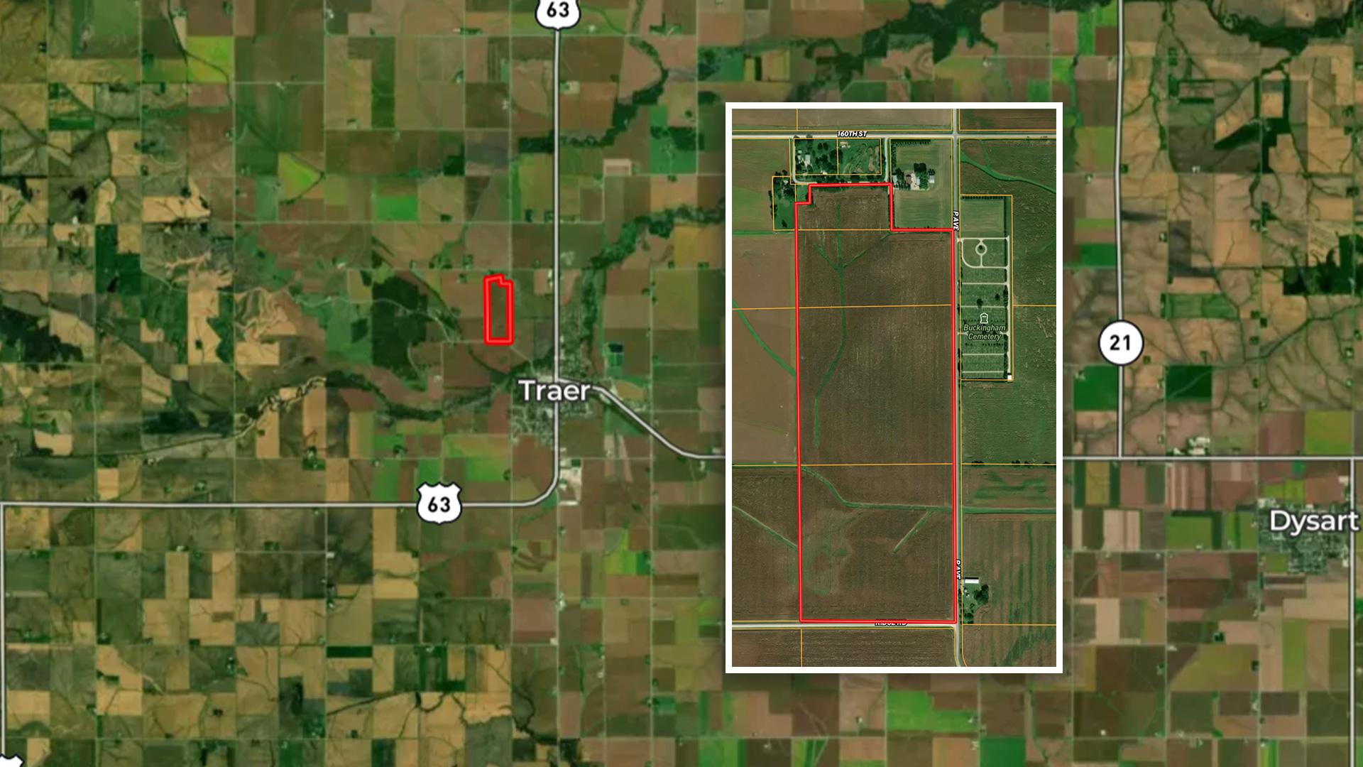 103 acres of land for sale in Tama County, Iowa